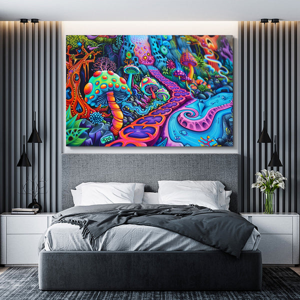 Bedroom Trippy Art | MusaArtGallery™