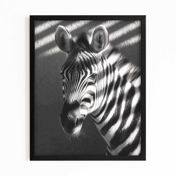 Bedroom Zebra Canvas