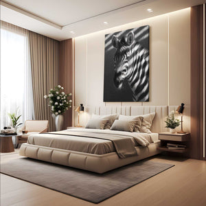 Bedroom Zebra Canvas