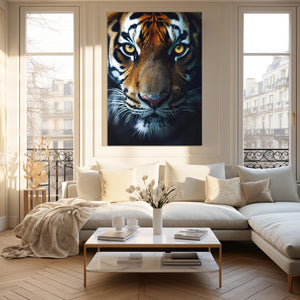 Bengal Tiger Canvas Wall Art | MusaArtGallery™
