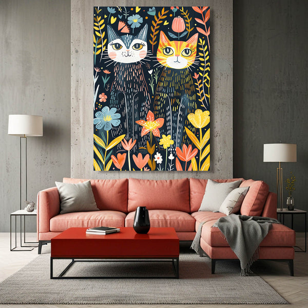 Bi Cat Wall Art