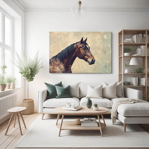 Big Brown Horse Art