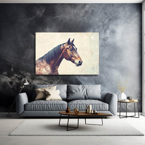 Big Brown Horse Art