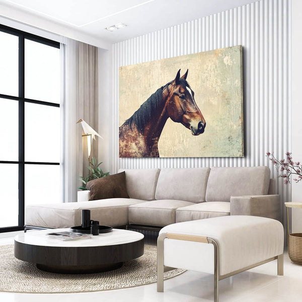 Big Brown Horse Art