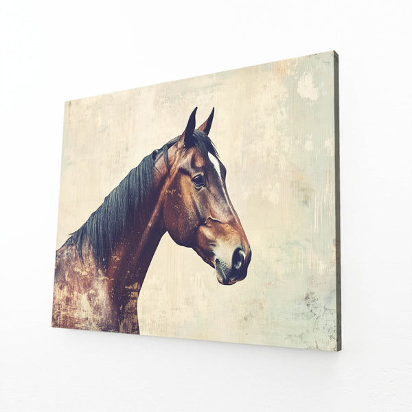 Big Brown Horse Art