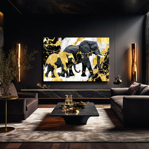 Big Small Elephant Wall Art | MusaArtGallery™