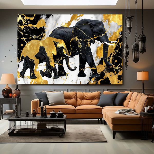 Big Small Elephant Wall Art | MusaArtGallery™