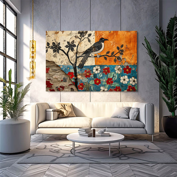 Bird Floral Mexican Wall Art | MusaArtGallery™