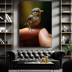 Bird In The Hand Wall Art | MusaArtGallery™