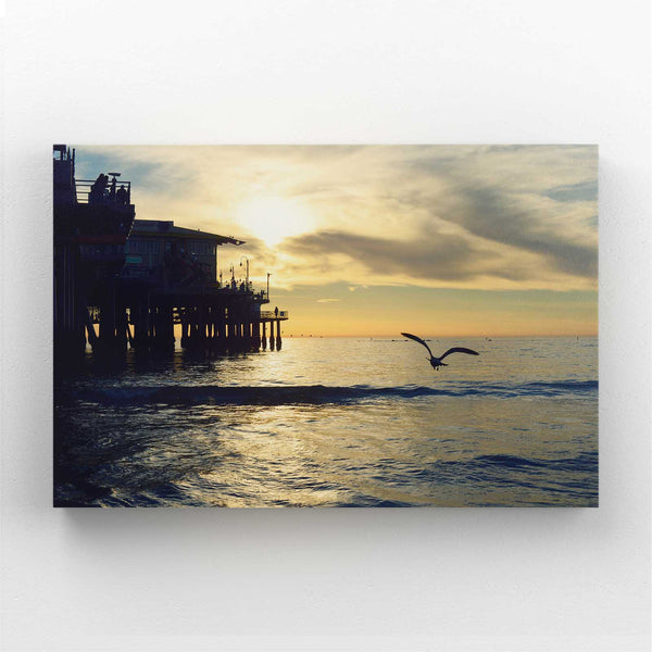 Bird ocean Sunset Art  | MusaArtGallery™