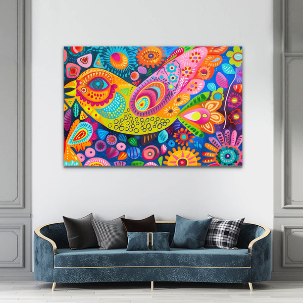 Bird of Joy Mexican Wall Art | MusaArtGallery™