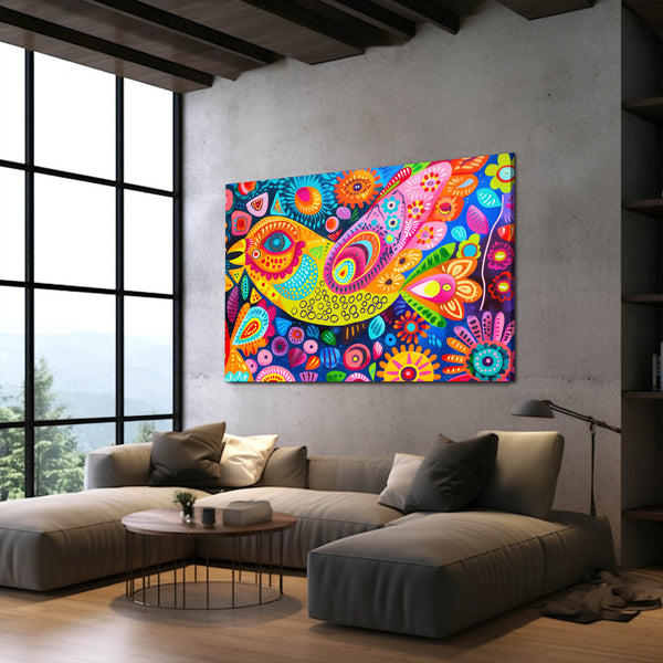 Bird of Joy Mexican Wall Art | MusaArtGallery™