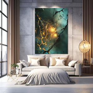 Black Abstract Art Deep