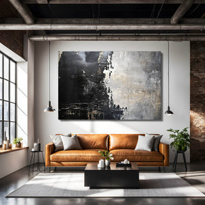 Black Abstract Art Duo
