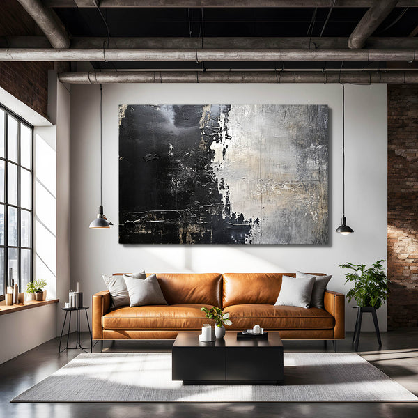 Black Abstract Art Duo