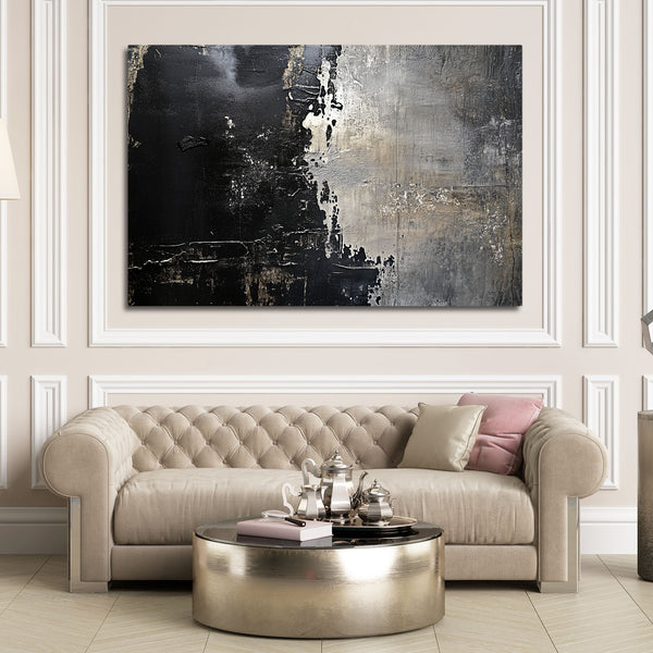 Black Abstract Art Duo