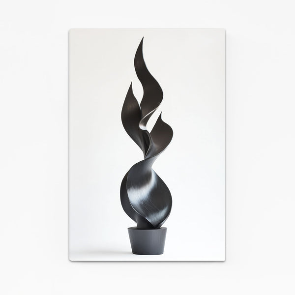 Black Abstract Art Figure