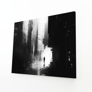 Black Abstract Art Modern
