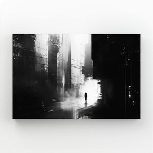 Black Abstract Art Modern