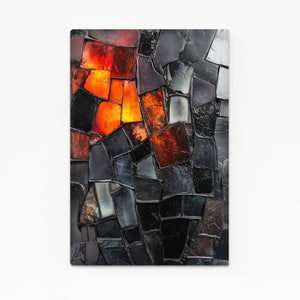 Black Abstract Art Mosaic