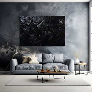 Black Abstract Art