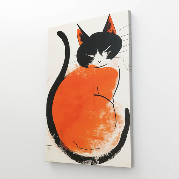 Black and Orange Cat Arts | MusaArtGallery™