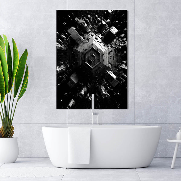 Black and Silver Abstract Wall Art | MusaArtGallery™