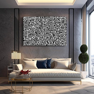 Black and White Abstract Wall Art | MusaArtGallery™