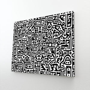 Black and White Abstract Wall Art | MusaArtGallery™