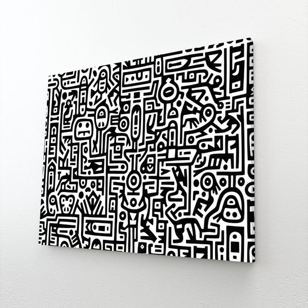 Black and White Abstract Wall Art | MusaArtGallery™