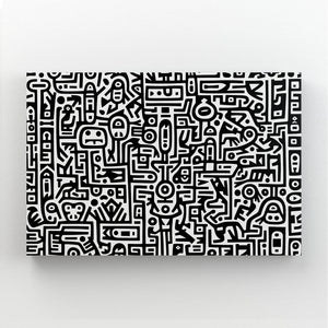 Black and White Abstract Wall Art | MusaArtGallery™