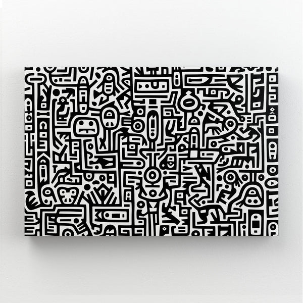 Black and White Abstract Wall Art | MusaArtGallery™