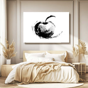 Black And White Apple Wall Art