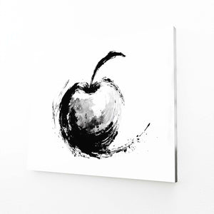 Black And White Apple Wall Art