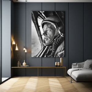 Black And White Astronaut Art  | MusaArtGallery™