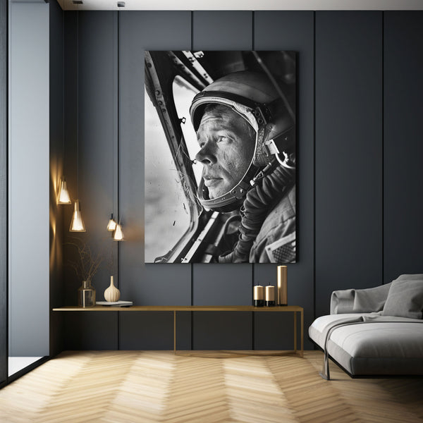 Black And White Astronaut Art  | MusaArtGallery™