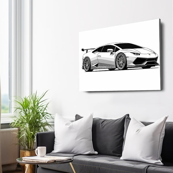 Black and White Canvas Art For Living Room | MusaArtGallery™
