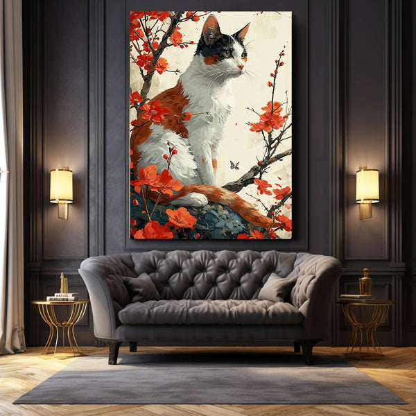 Black and White Cat Art | MusaArtGallery™