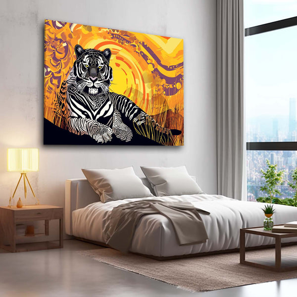 Black And White Art Tiger | MusaArtGallery™