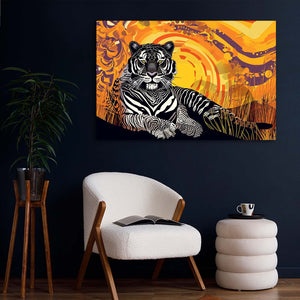 Black And White Art Tiger | MusaArtGallery™