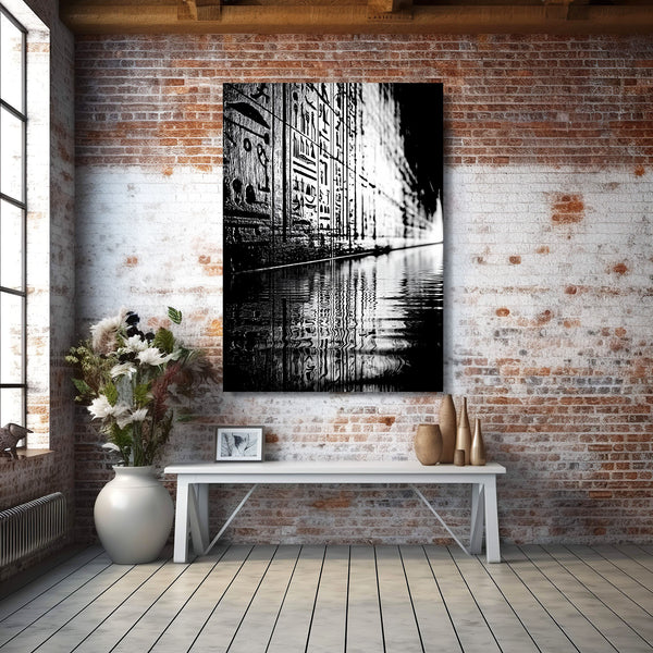 Black And White Egyptian Wall Art