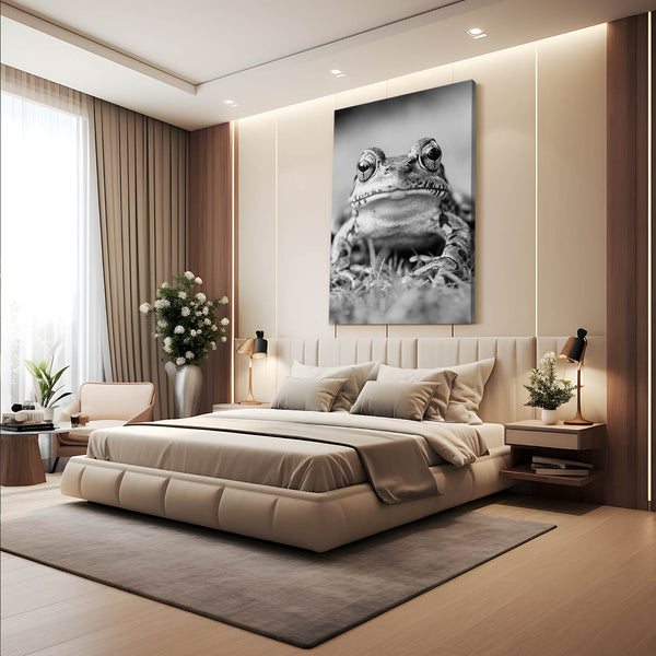 Black And White Frog Artwork