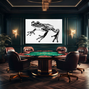 Black And White Frog Wall Decor