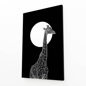 Black And White Giraffe Artwork