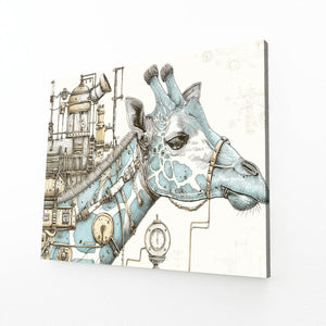 Black And White Giraffe Wall Art