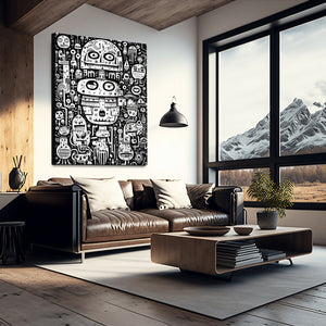 Black and White Graphic Art | MusaArtGallery™