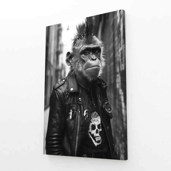 Black And White Monkey Art