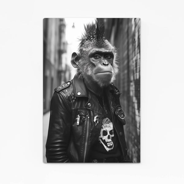 Black And White Monkey Art