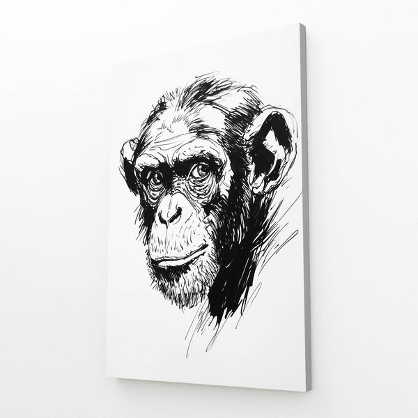 Black And White Monkey Wall Decor