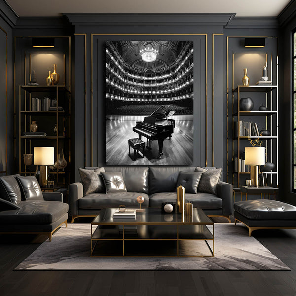 Black And White Piano Art | MusaArtGallery™